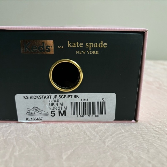 Kate Spade Keds Kickstart Sparkle Black Shoes - Toddler Size 5M - Picture 7 of 7